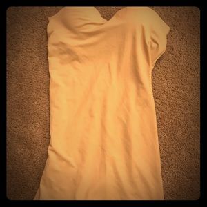 Nude body shaping slip